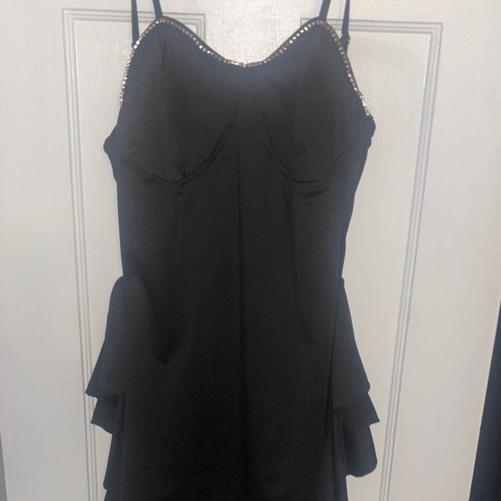 SHEIN Black Dress with Silver Accents